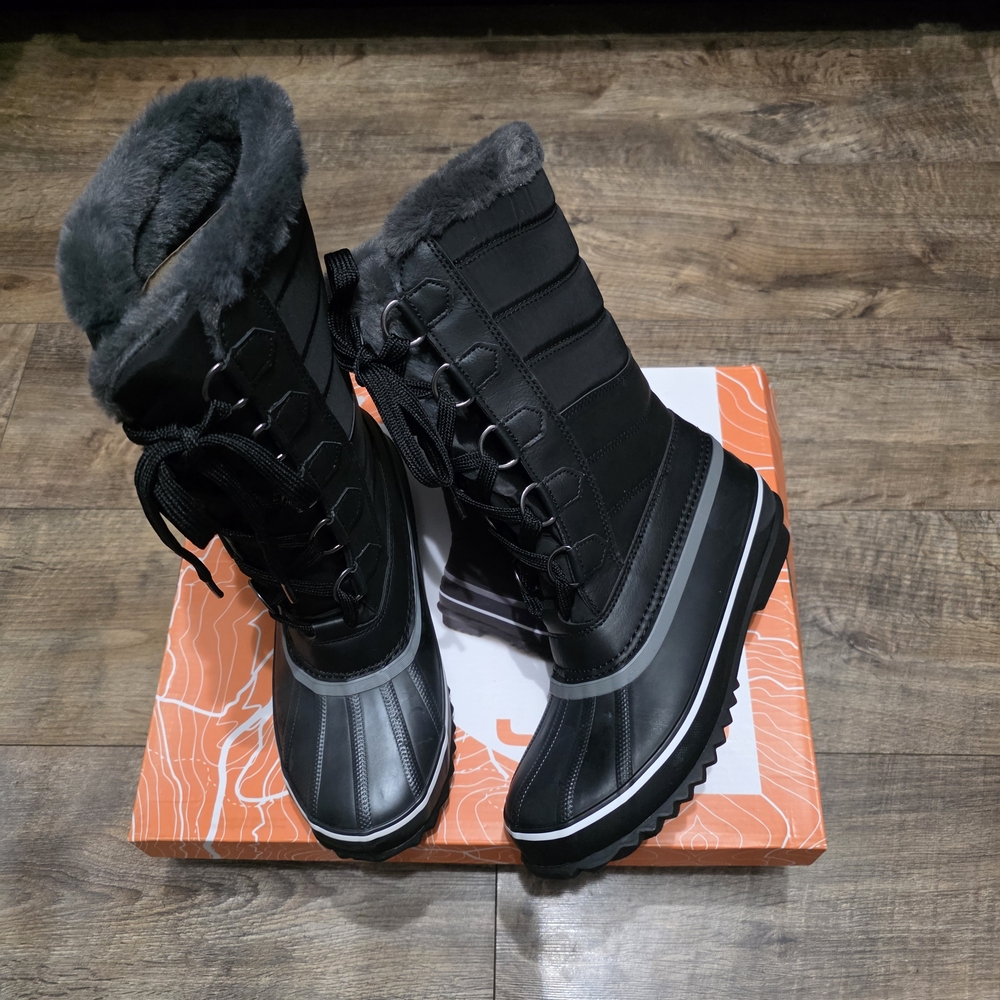JBU Women's  Insulated Waterproof Black Winter Boots Size 8 (SOLD)